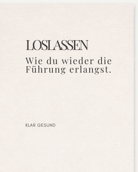 Loslassen